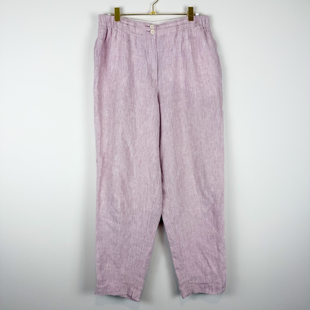 Poetry Lilac Linen Blend Trousers